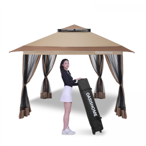 12'x12' pop up canopy tent with 4 netting sidewalls